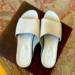 Eileen Fisher bone colored 6.5 slides